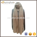 new style 100% cashmere golden silk thread pattern knitted scarf shawl